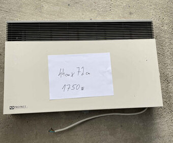 Elektrický ohrievač-radiator 1750W