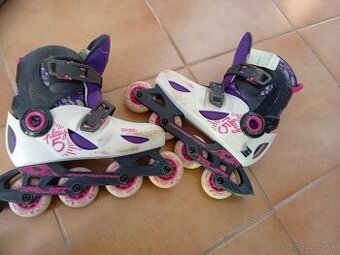 Dievčenské kolieskove  korčule 32-34