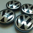 VW krytky stredovej diery Volkswagen, pukličky diskov 65 mm