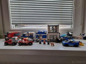 Lego polícia + požiarne auto
