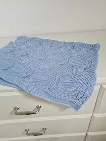 Lullalove Bambusová deka - modrá