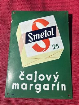 Smaltovaná tabuľa “Smetol”