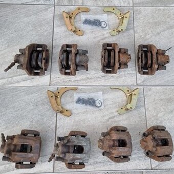 BMW E46 330i zadné brzdy 4x+ držiak, drift brake paket kit