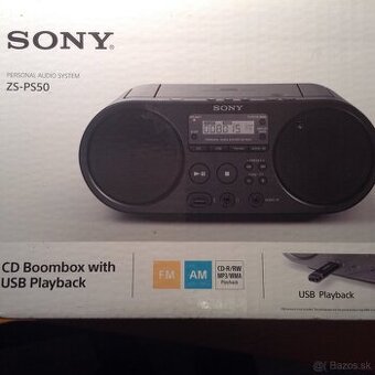 Rádio CD SONY.