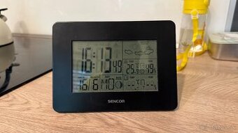 Izbové digitálne hodiny s alarmom a meteoúdajmi Sencor
