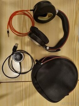Predám sluchadlá Jabra Evolve 80 MS Headset Duo