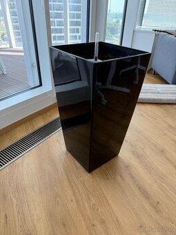 Lechuza Kvetináč čierny leskly 75x 40 cm