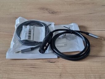Jack 3,5 to XLR female balanced 1m cable