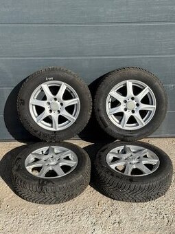 Predám elektrony 5x112 R15 zimné pneu 195/65 continental