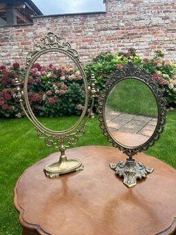 Mosadzné stolové zrkadlá