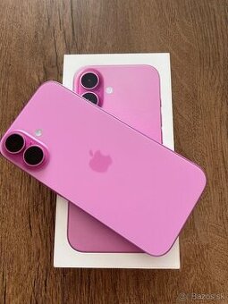 iPhone 16 Ruzovy (Pink) 128GB Ako novy Komplet