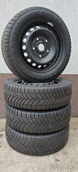 Plechové disky Ford 5x160 a celoročné Michelin 215/60 R17C