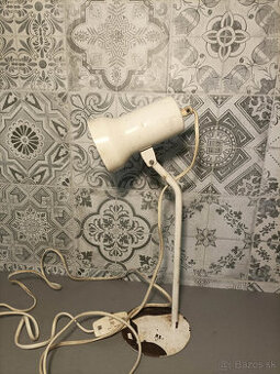 Celokovová retro stolná pracovná lampa