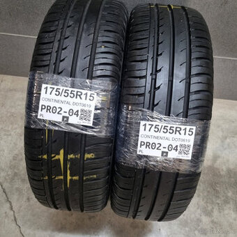 Letné pneumatiky 175/55 R15 CONTINENTAL