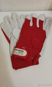 WURTH Protect, kožené pracovné ochranné rukavice, TOP cena