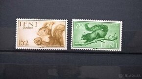 Poštové známky č.108 - IFNI - veveričky