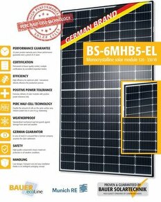 fotovoltaický panel Bauer BS-325 6MHB5 325Wp