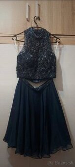 💙Krátke dvojdielne šaty Sherri Hill – luxusný kúsok na každ