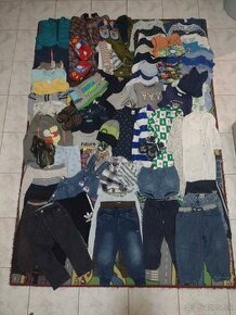 Balík 12-18 M, veľkosť 86, 75 ks oblečenia, 1 KS 0,50€.