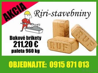 Originál RUF Brikety - SLOVENSKÁ VÝROBA