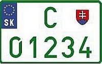 PREVOZNÉ ZNAČKY C ŠPZ