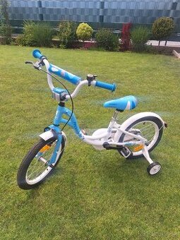 Nový detský bicykel Romet veľ. 16 modro biely