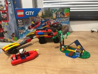 Lego city Hasičské auto 4x4 a záchranná loď