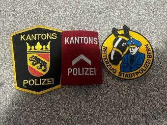Nášivky švajčiarskej policie