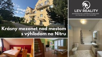 Krásny mezonet v pokojnej časti Nitry s výhľadom na centrum