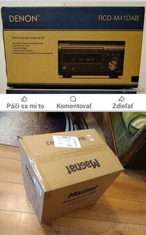 Nový DENON RCD-M41 DAB Receiver +Magnat Singature 503