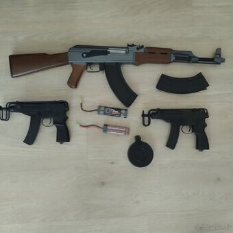 Airsoft Cyma AK 47 a samopal VZ61
