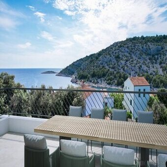 CHORVATSKO:Moderní apartmány v Rogoznici jen 120 m od moře.