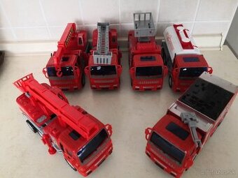 Sada hasičských áut - 6 ks