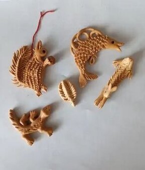 Staré vizovické pečivo - vánoční ozdoby