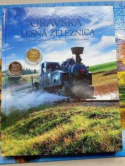 Predám kolekciu kniha plus minca Oravská železnička