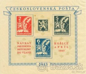 Poštové známky, filatelia: ČSSR 1945 komplet