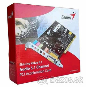 Zvuková karta Genius Sound card SM Value 5.1 PCI - nepoužitá
