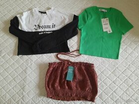 ZARA, TERRANOVA a H&M tričko/top