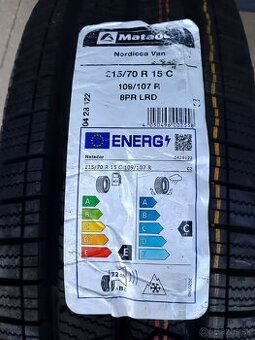 Matador 215/70 R15C
215/70 R15 C 109/107 R Zimné