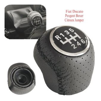 Kožená hlavica radiacej páky Ducato/Boxer/Jumper 6 stupňová