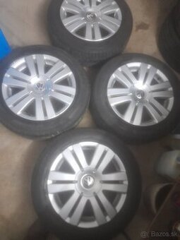 Predam alu orig 5x112-16 s pneu let 205/55-16 touran,pasat,g