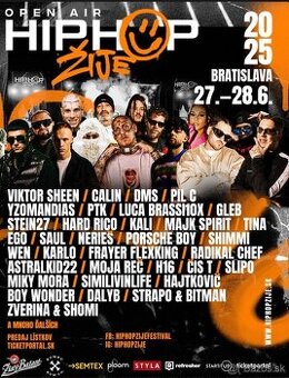 Hip hop žije 2025 lístky