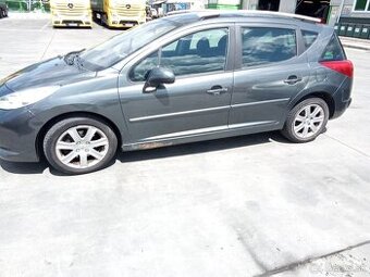 Peugeot 207 SW kombi 1.6i automat 2008r. Šeda metalíza