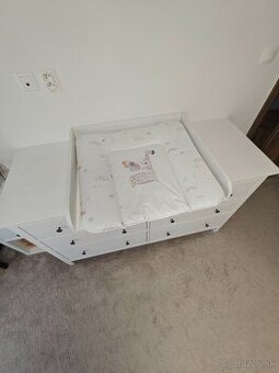 Nadstavec na prebaľovanie ( na komodu Hemnes Ikea)