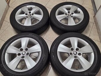 alu 15" Škoda (5x100), pneu