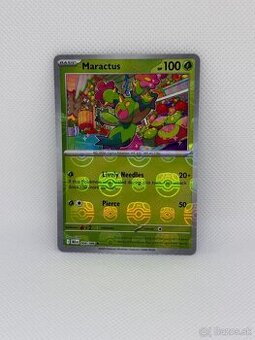 Pokémon karta Maractus 008/086 – NM – ORIGINÁL – Master Ball