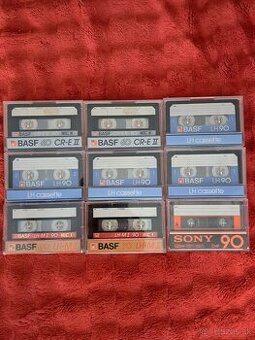Audiokazety BASF, SONY