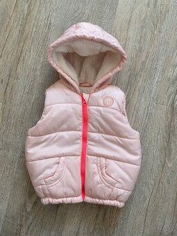 Zateplená vesta + čiapka s nákrčníkom veľ. 98