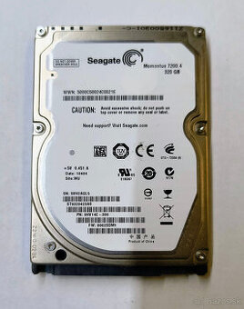 HDD SATA 2,5" SSD harddisky 250GB 320GB