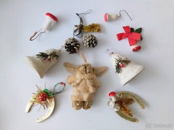 Starožitné, vánoční ozdoby -vianočné ozdoby